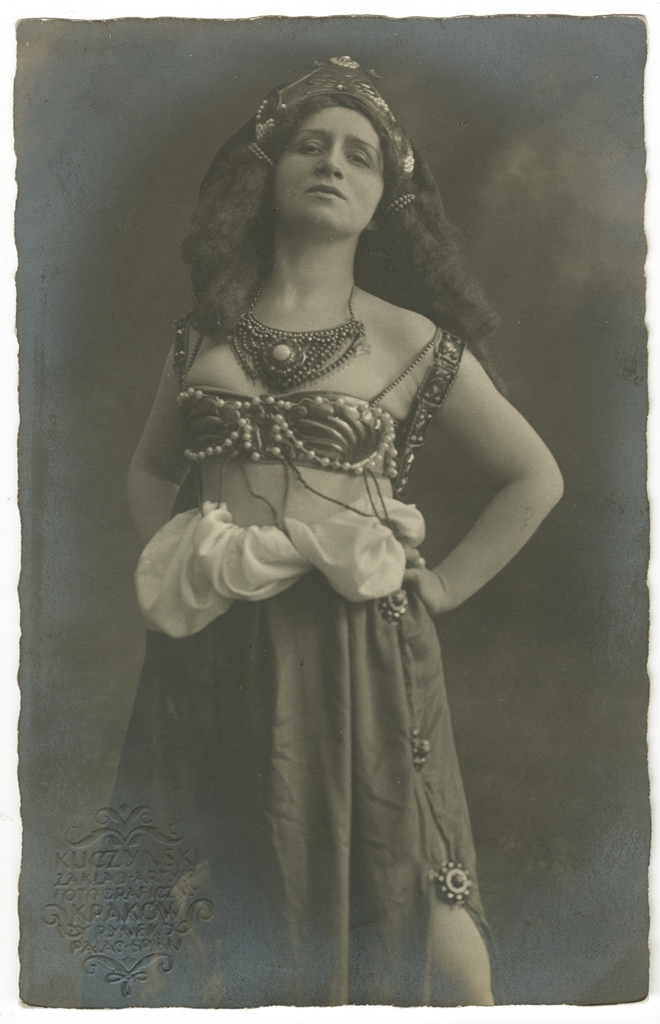 Irena Solska w roli Jempsar w „Castusie Josephie” S. Szymoniwica, fot. Józef Kuczyński, Kraków, 1914, wł. MHK (źródło: materiały prasowe)