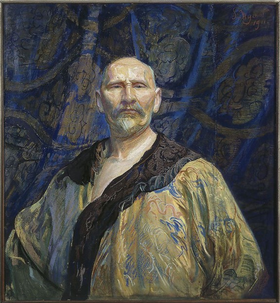 Leon Wyczółkowski, „Autoportret w chińskim kaftanie”, 1911 (źródło: materiały prasowe organizatora)