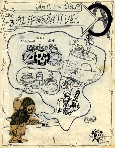 José Luis Hernández „Aguarrás”, ilustracja do „Zine 3 Alternative”, 1986 (źródło: materiały prasowe)