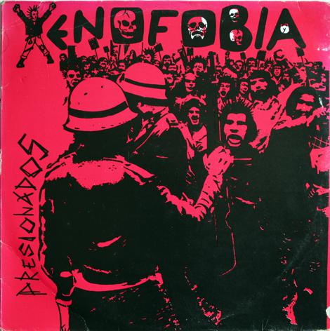 Xenofobia, „Presionados” , okładka płyty winylowej, 1987 (źródło: materiały prasowe organizatora)