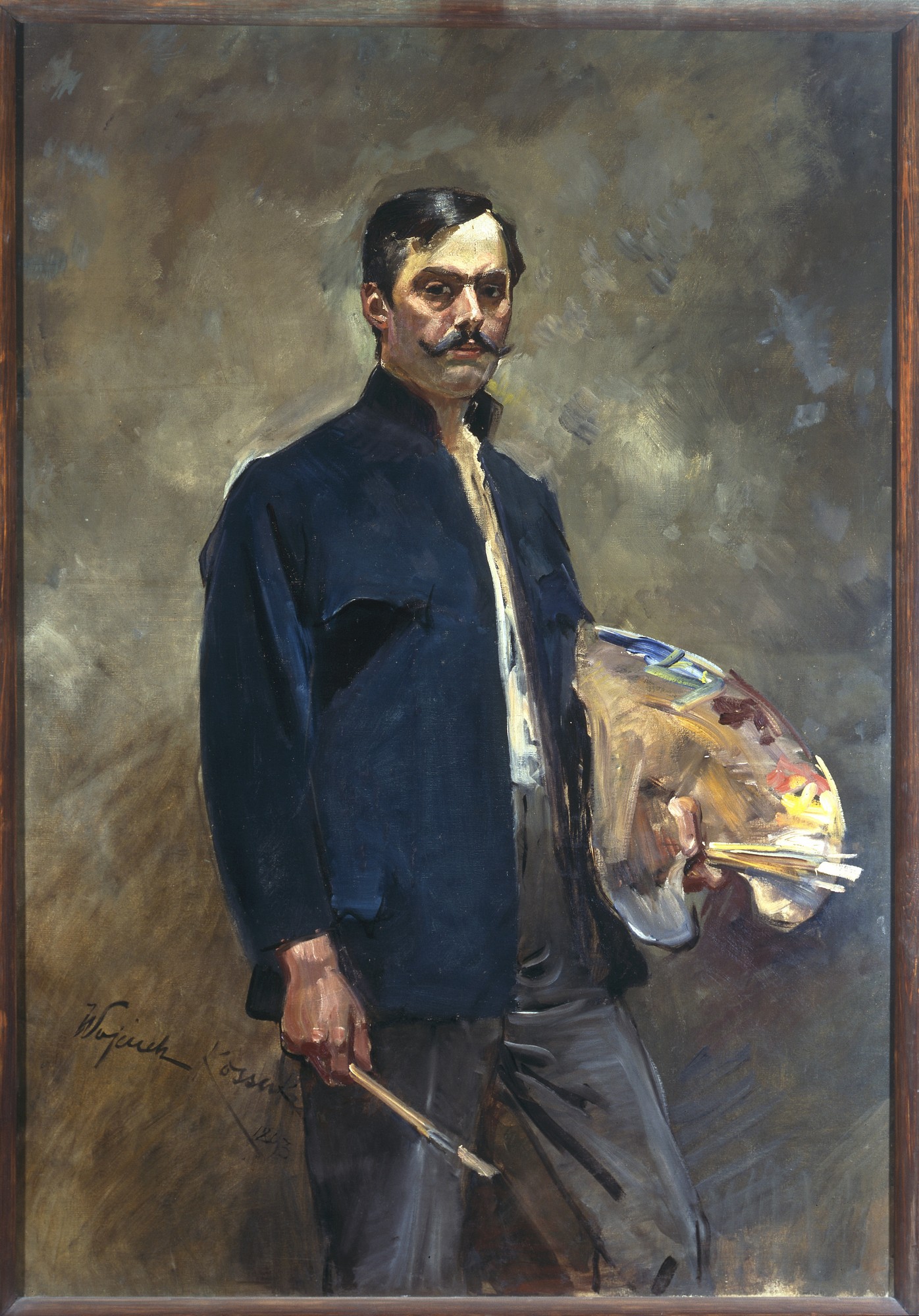 Wojciech Kossak (1856–1942), „Portret własny z paletą”, 1893, Muzeum Narodowe w Warszawie (źródło: materiały prasowe)