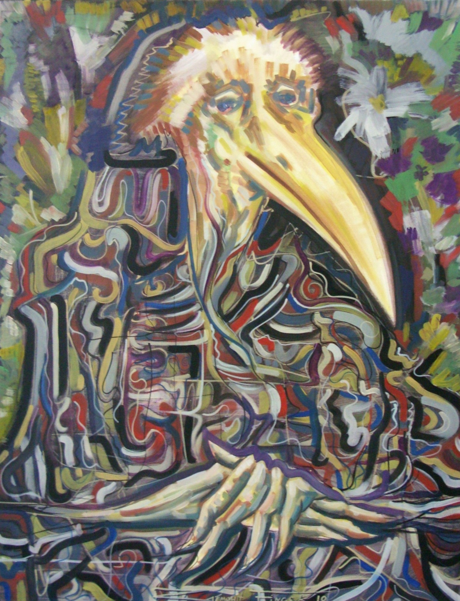 Ziemowit Fincek, „Szpon”, 100x80 cm, olej na płótnie, 2011 (źródło: materiały prasowe)