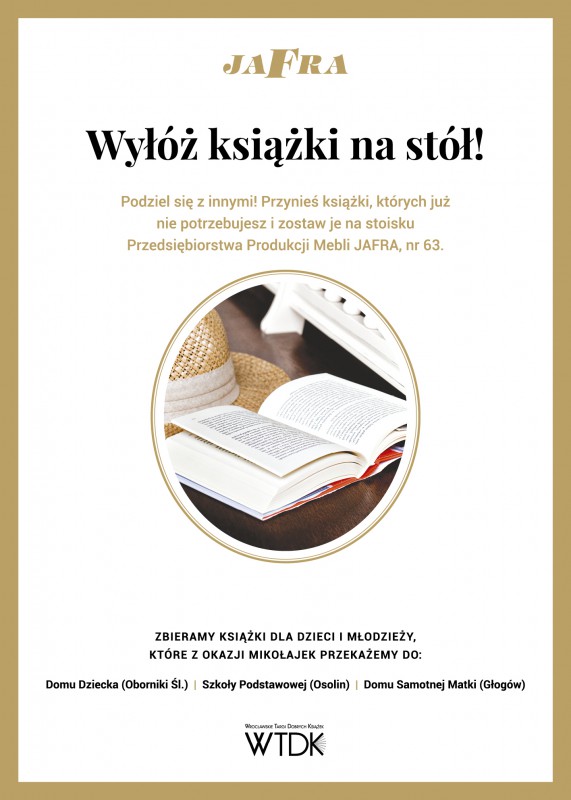 24. Wrocławskie targi Dobrych Książek – plakat (źródło: materiały prasowe)