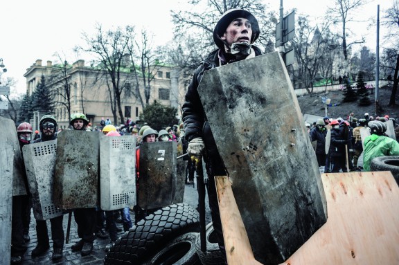 Majdan, Kijów, Ukraina, luty 2014. Fot. Jakub Szymczuk / Foto Gość (źródło: materiały prasowe)