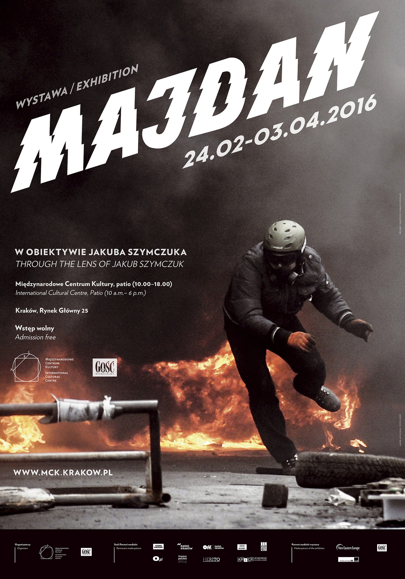 „Majdan w obiektywie Jakuba Szymczuka” – plakat (źródło: materiały prasowe)