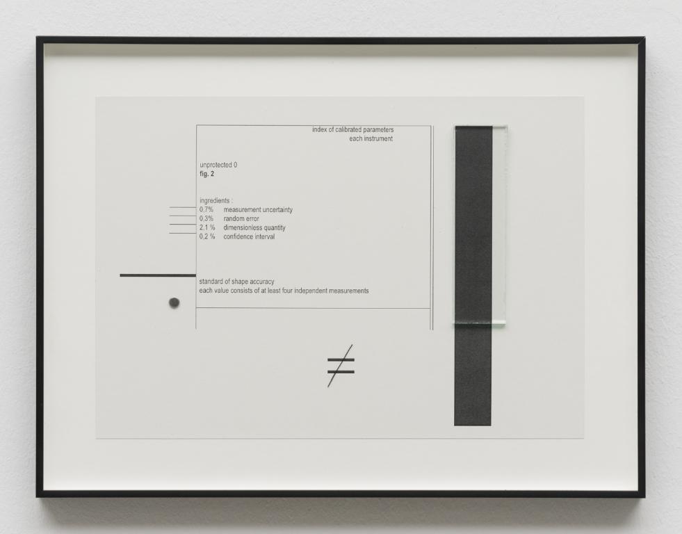 Marlena Kudlicka, „unprotected 0 fig.2”, kolaż 2015, druk, stal, szkło 28cm x 37cm oprawiony, © Marlena Kudlicka, dzięki uprzejmości Artystki i ŻAK | BRANICKA (źródło: materiały prasowe organizatora)