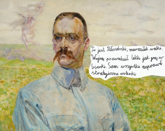 „W Muzeum wszystko wolno” – Jacek Malczewski, „Portret brygadiera Józefa Piłsudskiego”, Krzyś, lat 9 (źródło: materiały prasowe organizatora)