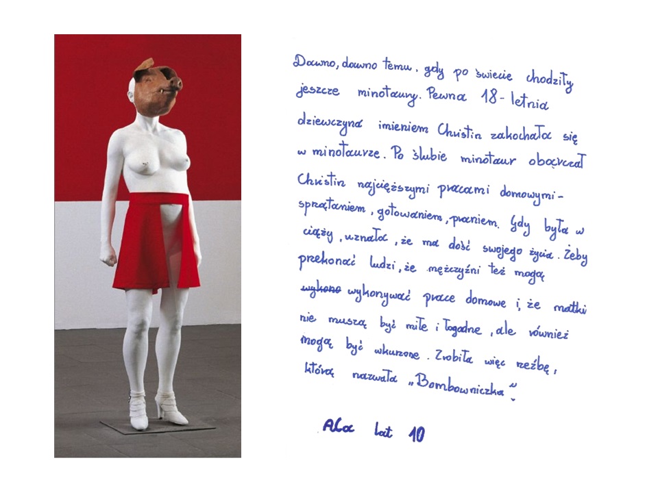 „W Muzeum wszystko wolno” – Anna Baumgart, „Bombowniczka”, Ala, lat 7 (źródło: materiały prasowe organizatora)