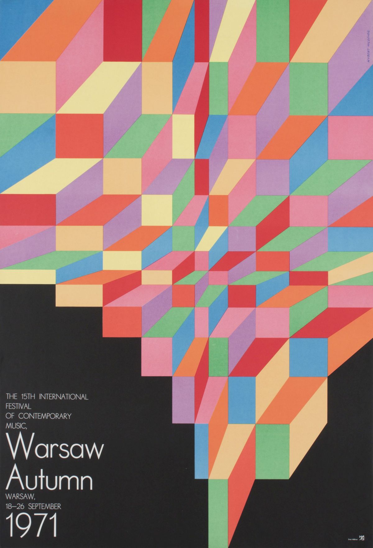 Hubert Hilscher, „Warszawska jesień”, 1971 (źródło: materiały prasowe organizatora)
