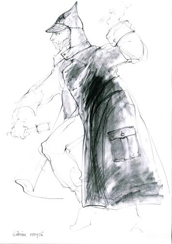 Krzysztof Penderecki, „Ubu Król” – szkic postaci (źródło: materiały prasowe organizatora)