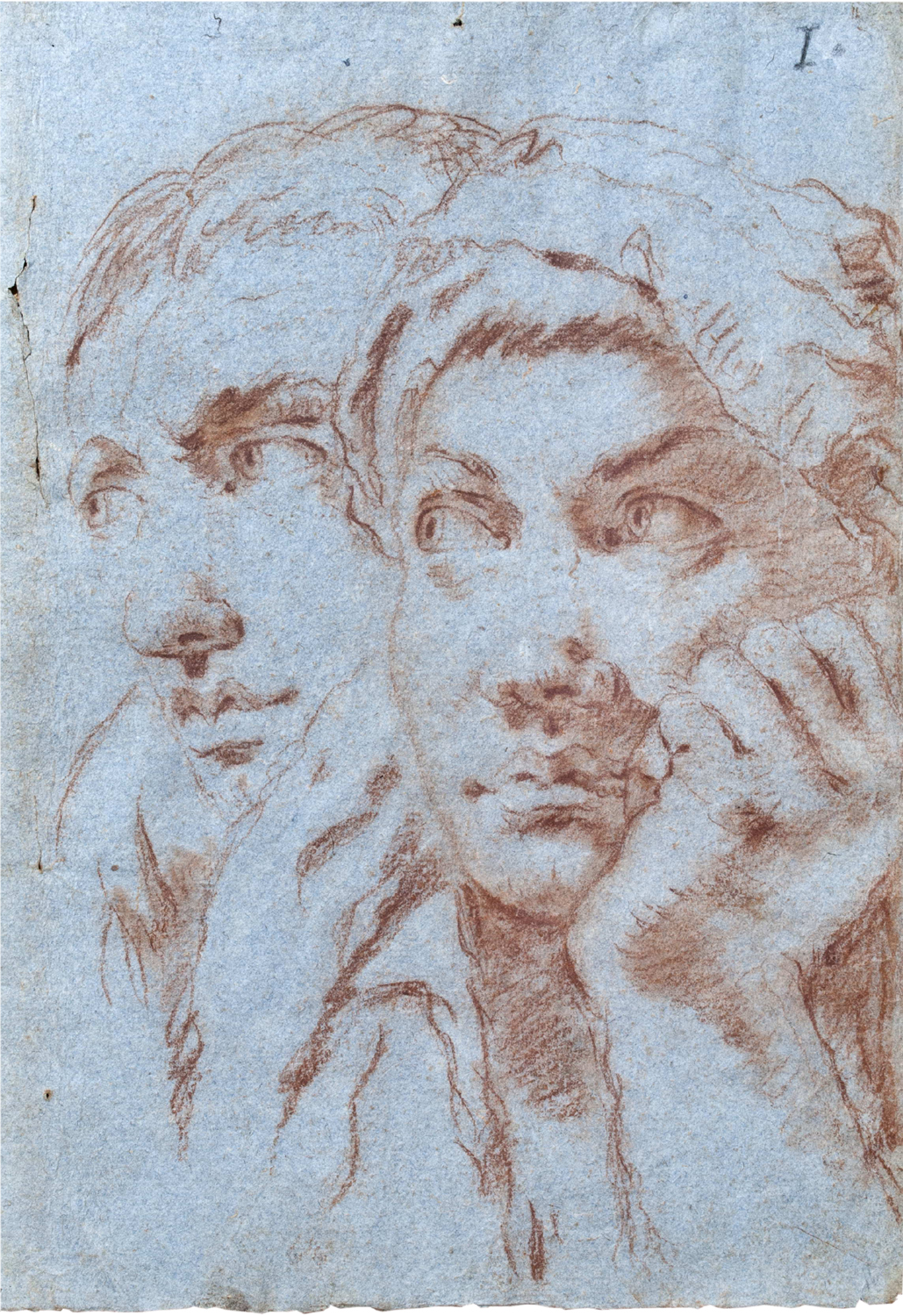 Giovanni Battista Tiepolo, „Szkic dwóch głów młodzieńców” (źródło: materiały prasowe organizatora)