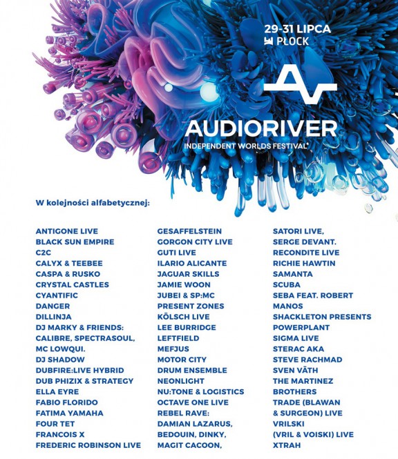 Audioriver 2016 – plakat (źródło: materiały prasowe organizatora)