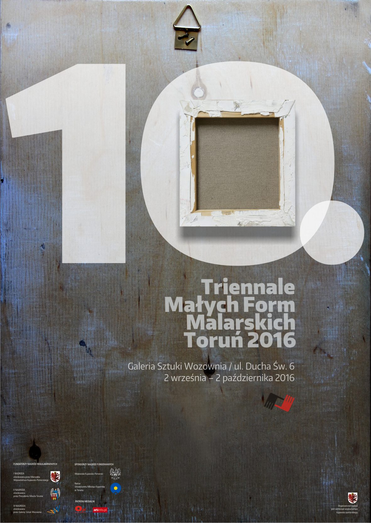 „10. Triennale Małych Form Malarskich” – plakat (źródło: materiały prasowe organizatora)