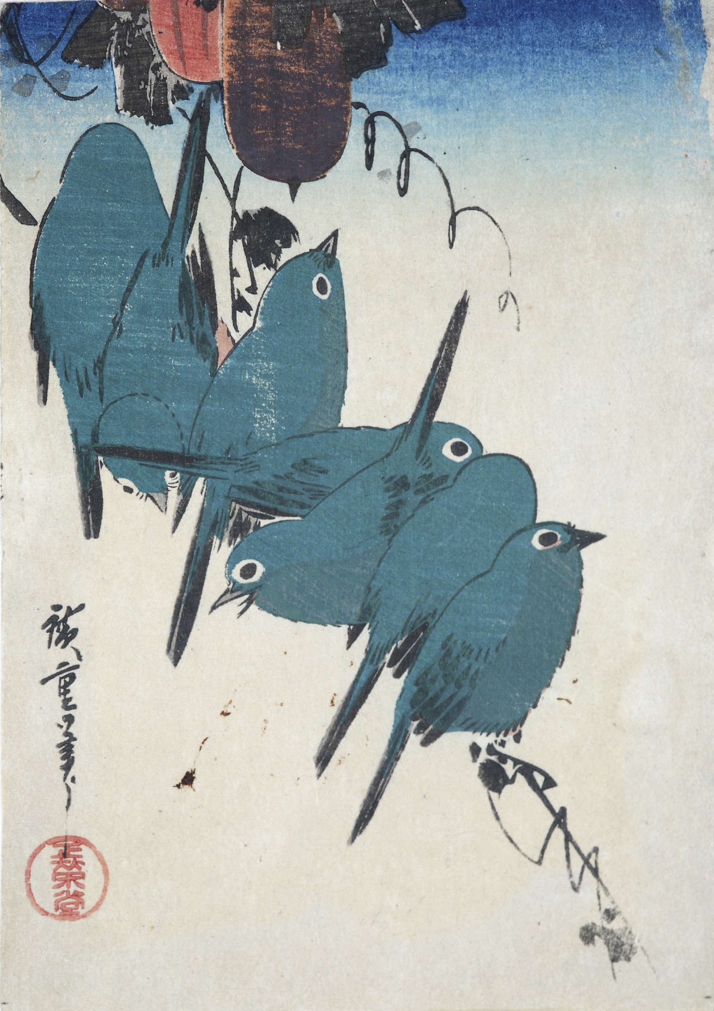 Z wystawy „Kachō-ga. Obrazy kwiatów i ptaków w sztuce Japonii i Zachodu” (źródło: materiały prasowe organizatora)
