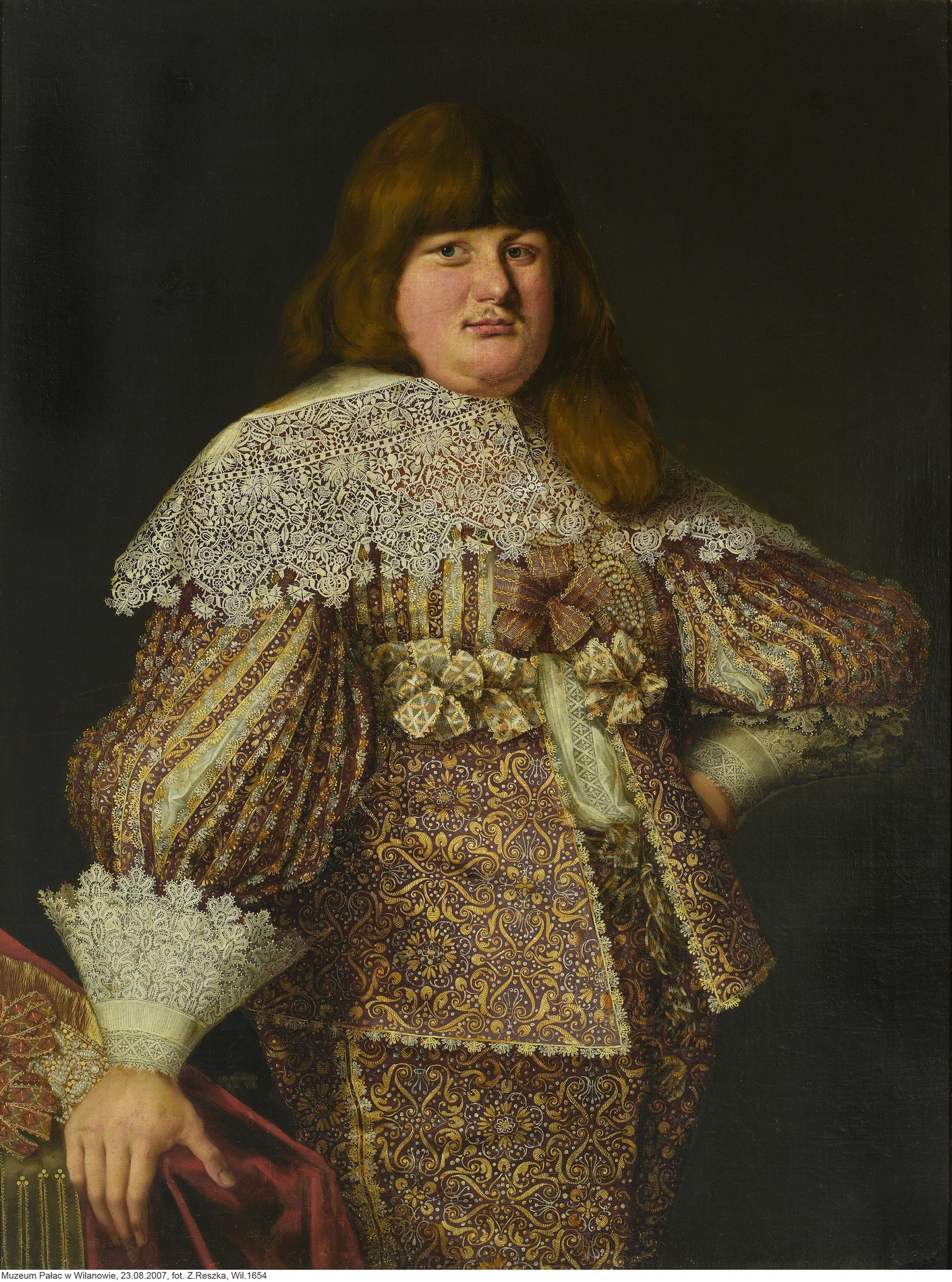 Bartholomaeus Strobel, „Portret Władysława Dominika Zasławskiego-Ostrogskiego”, 1635 (źródło: materiały prasowe organizatora)