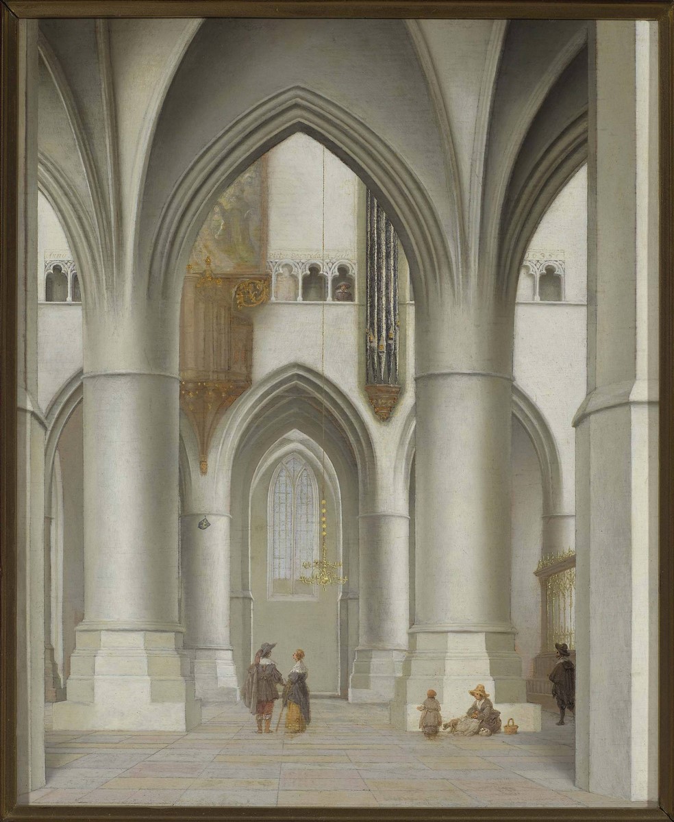 Pieter Jansz. Saenredam (1597–1665), „Wnętrze kościoła św. Bawona w Haarlemie”, 1635 (źródło: materiały prasowe organizatora)