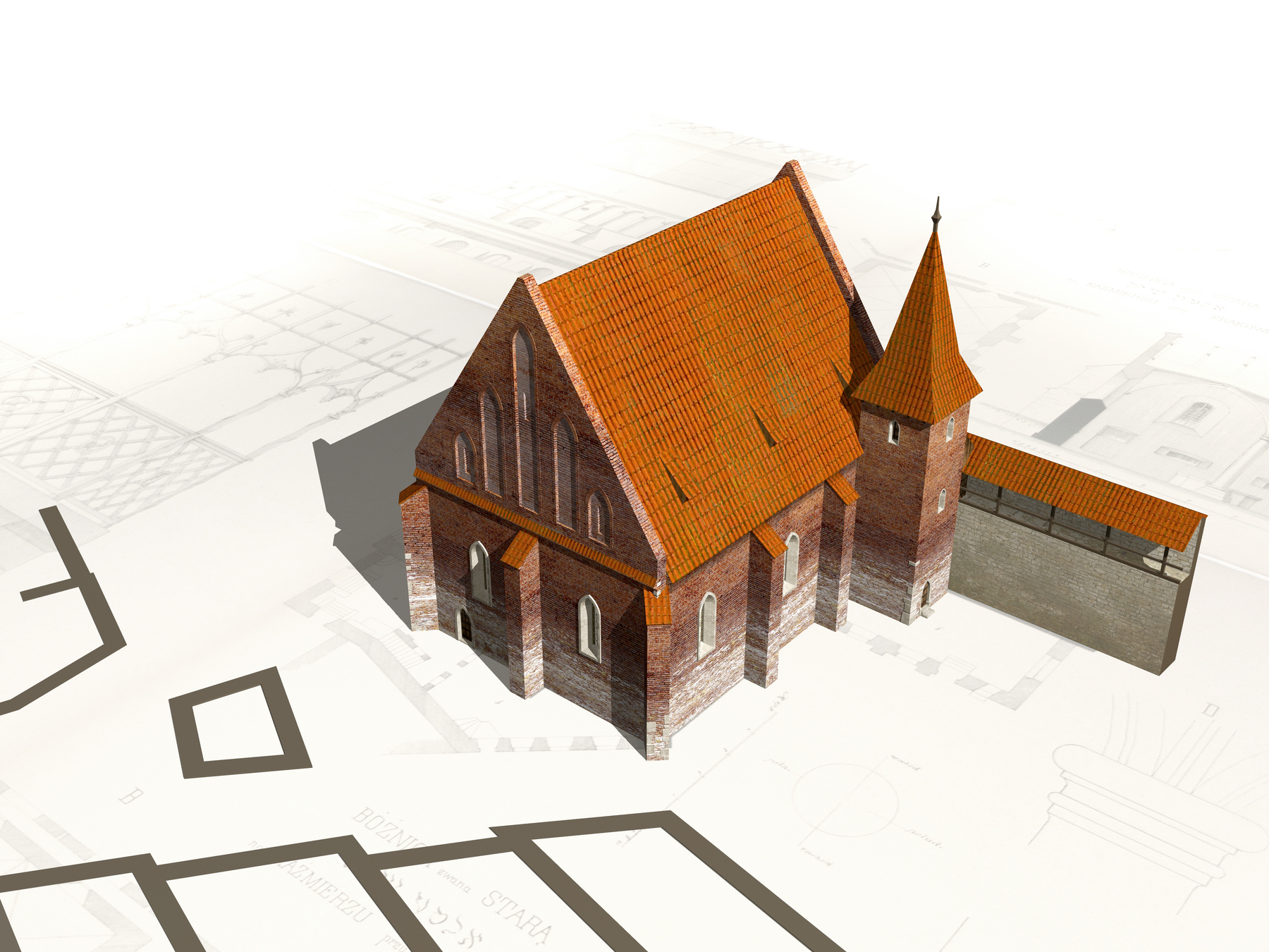 Stara Synagoga gotycka z wieżą, XV w. (źródło: materiały prasowe organizatora)