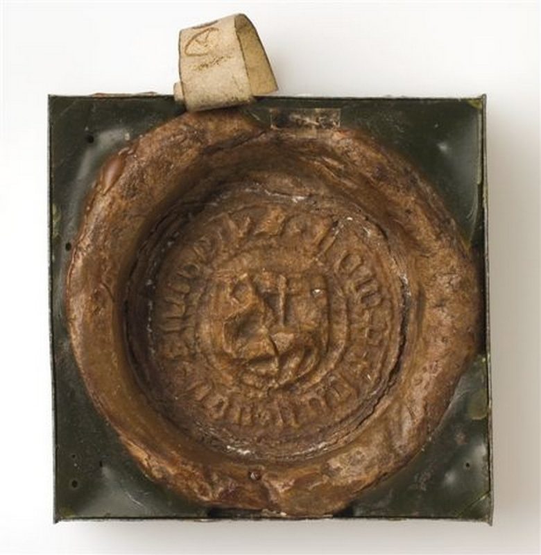 Pieczęć komtura człuchowskiego Zakonu Szpitala NMP Domu Niemieckiego w Jerozolimie, 1433 (źródło: materiały prasowe organizatora)
