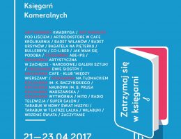 2. Weekend Księgarń Kameralnych – plakat (źródło: materiały prasowe)
