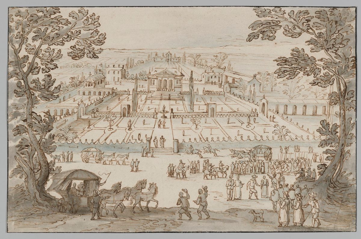 Lodewijk Toeput, „Widok włoskiej willi”, ok. 1590 (źródło: materiały prasowe organizatora)