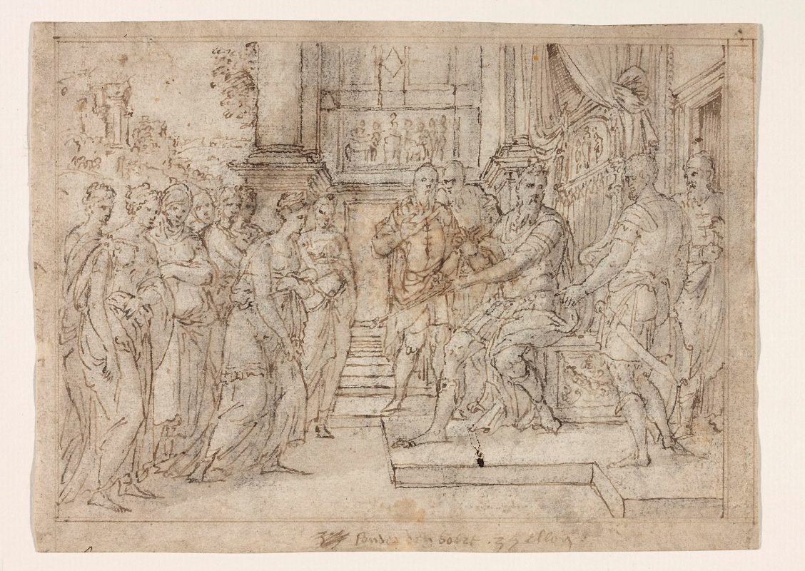 Pieter Coecke van Aelst, „Estera przed Aswerusem”, ok. 1545–1550? (źródło: materiały prasowe organizatora)