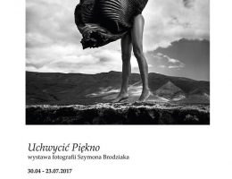 „Uchwycić piękno. Fotografia Szymona Brodziaka” – plakat (źródło: materiały prasowe organizatora)