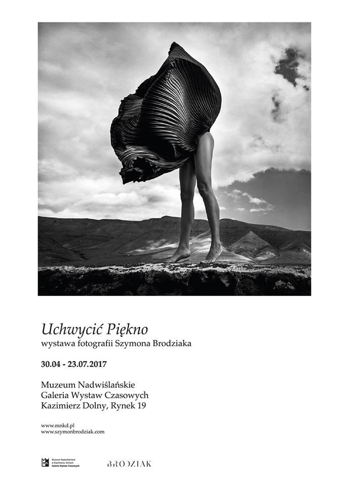 „Uchwycić piękno. Fotografia Szymona Brodziaka” – plakat (źródło: materiały prasowe organizatora)