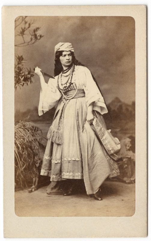 Antonina Hoffmann w roli Księżnej Falconieri w „Dalili” O. Feuilleta, fot. nieznany, 1864, wł. MHK (źródło: materiały prasowe organizatora)
