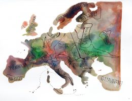 Jacek Sroka, „Chinuropa”, 2010, 57x77 cm (źródło: materiały prasowe organizatora)