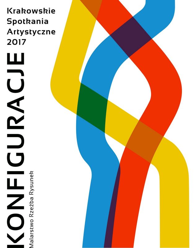 Krakowskie Spotkania Artystyczne 2017: Konfiguracje – plakat (źródło: materiały prasowe organizatora)
