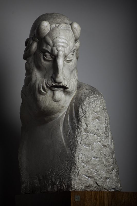 Ivan Meštrović, „Mojżesz”, głowa, Rzym 1918, marmur, autor fotografii: Valentino Bilić Prcić (źródło: materiały prasowe organizatora)