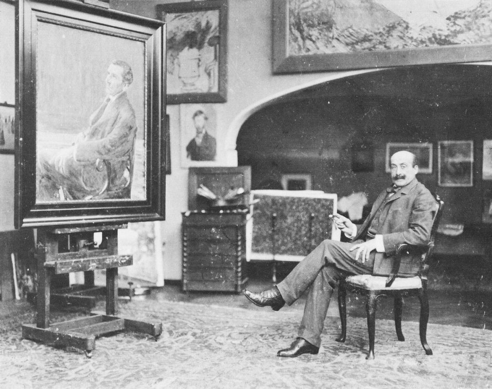 Max Liebermann w swojej berlińskiej pracowni, 1905 (źródło: Wikipedia, materiały prasowe organizatora)