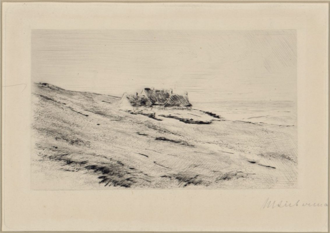 Max Liebermann, „Chaty na plaży”, 1896, fot. © Muzeum Narodowe w Gdańsku (źródło: materiały prasowe organizatora)