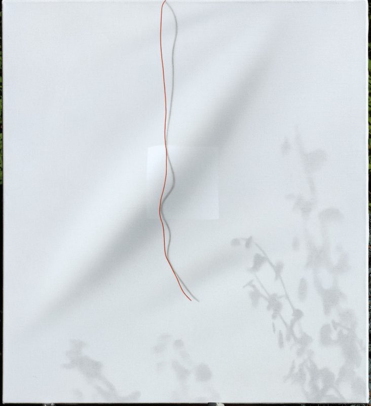 Milan Bočkay, „Haiku”, 2011, akryl / olej / płótno, 100 x 90 cm (źródło: materiały prasowe organizatora)