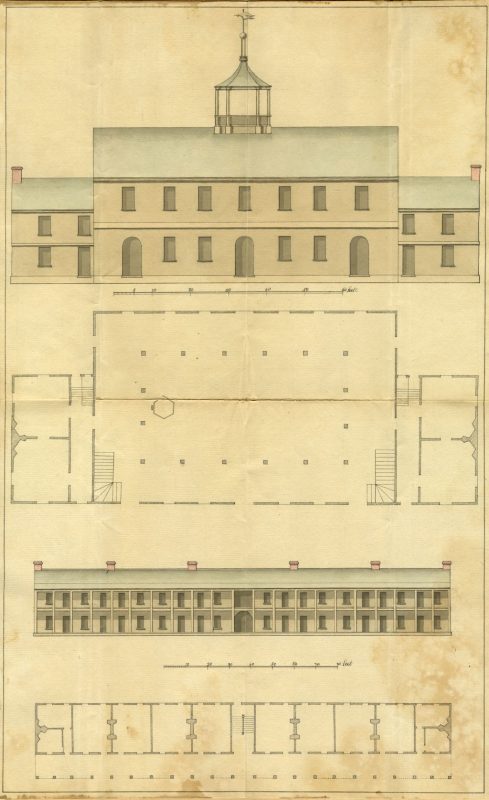 Projekt Tadeusza Kościuszki szpitala w West Point, Alexander McDougall papers, The New York Historical Society 1782 (źródło: materiały prasowe organizatora)