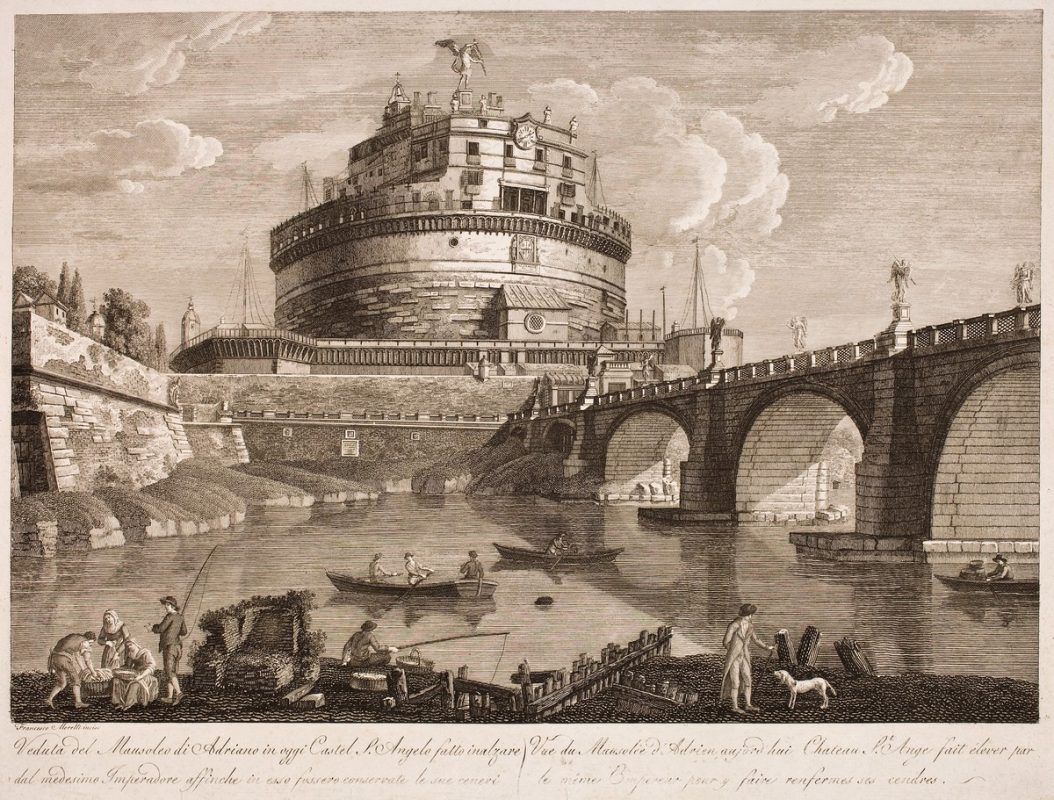 Francesco Morelli, „Mauzoleum Hadriana”, obecnie Zamek św. Anioła, 1796 (źródło: materiały prasowe organizatora)