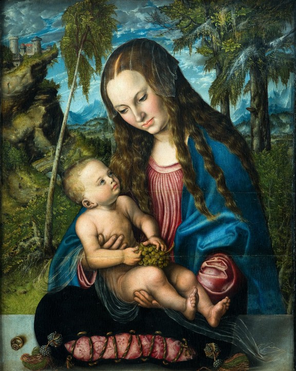 Lucas Cranach st., „Madonna pod jodłami”, ok. 1510, Muzeum Archidiecezjalne we Wrocławiu (źródło: materiały prasowe organizatora)