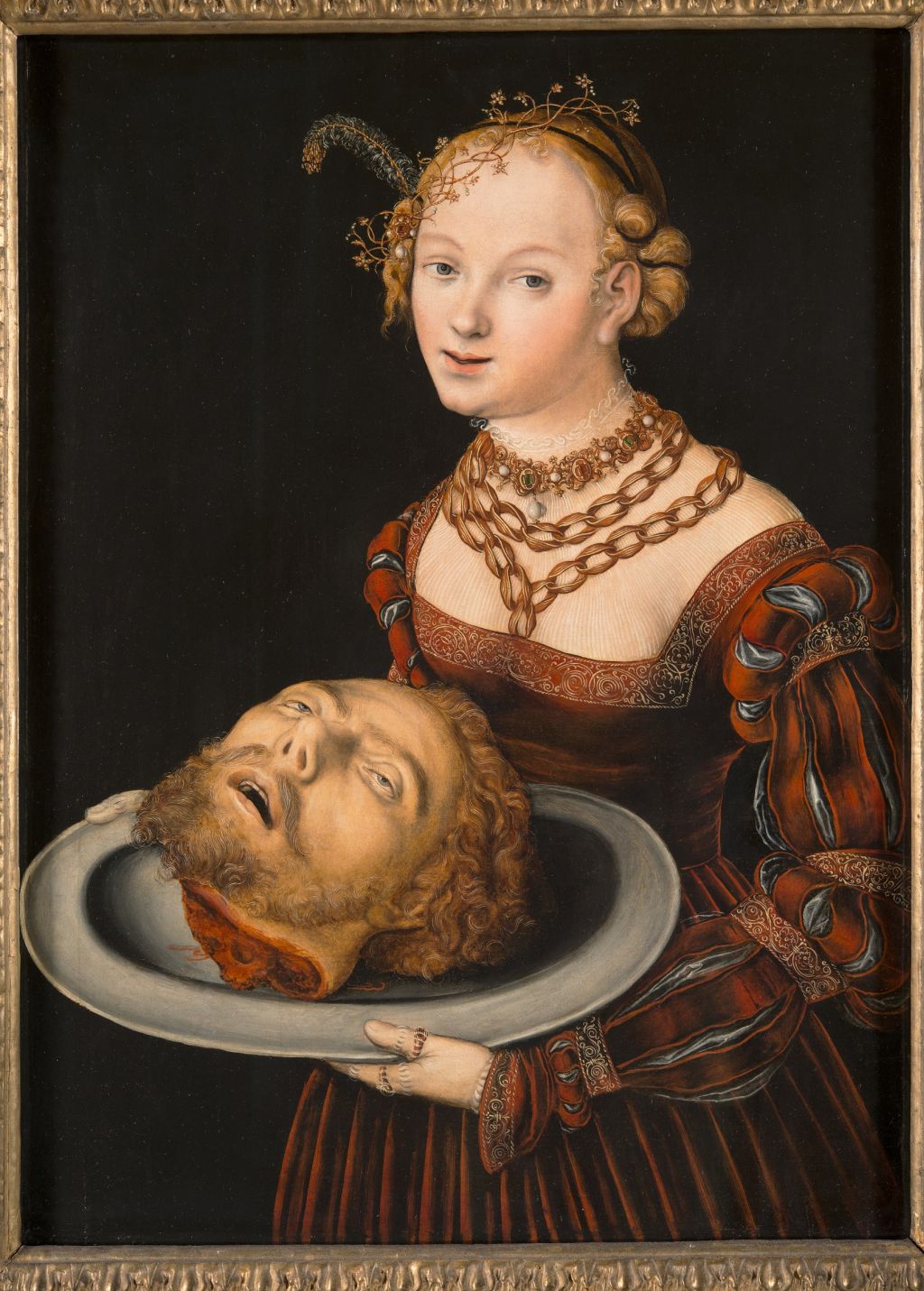 Lucas Cranach st., „Salome z głową św. Jana Chrzciciela”, ok. 1526-1530, Muzeum Sztuk Pięknych w Budapeszcie (źródło: materiały prasowe organizatora)