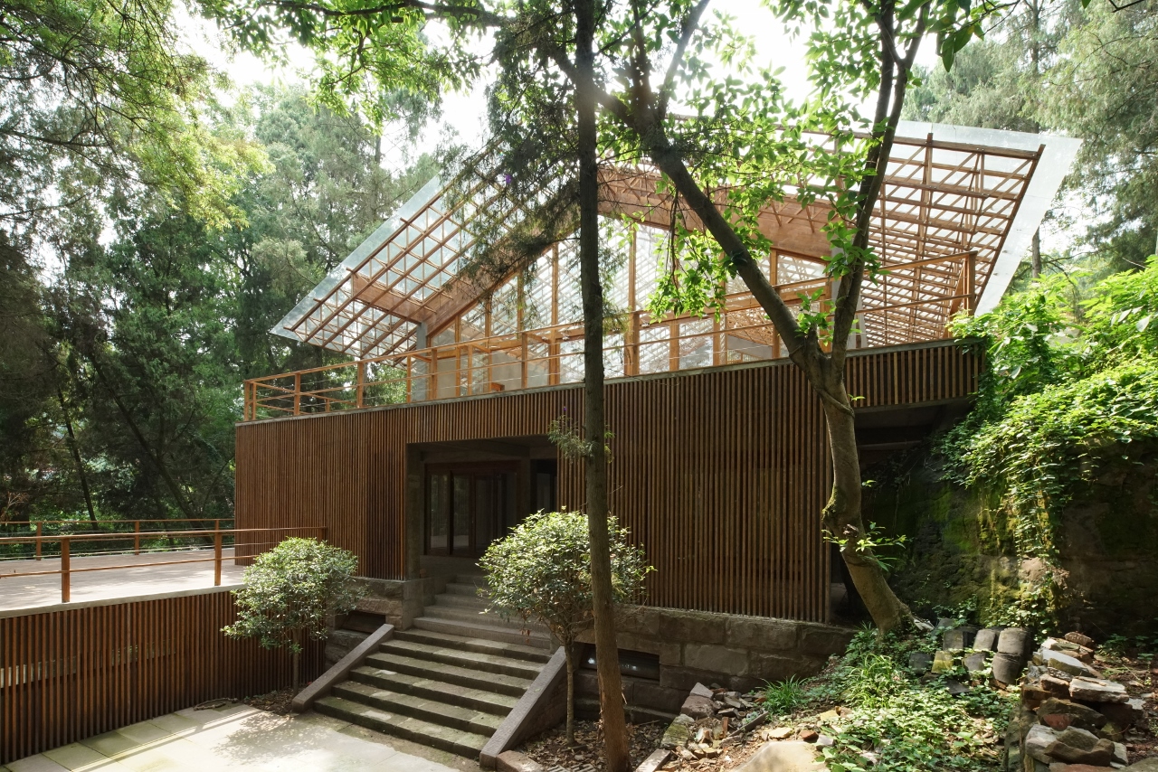 Projekt: Ośrodek Buddyzmu Zen przy świątyni Baoguo-si, Studio: Approach Architecture Studio (źródło: materiały prasowe organizatora)