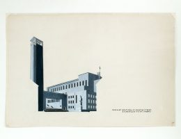 Bohdan Lachert, Józef Szanajca i Lech Niemojewski, projekt konkursowy kościoła św. Rocha w Białymstoku, 1926, Muzeum Architektury we Wrocławiu (źródło: materiały prasowe organizatora)