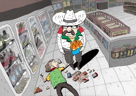 „Convenience Store”, reż. Bill Plympton (źródło: materiały prasowe organizatora)