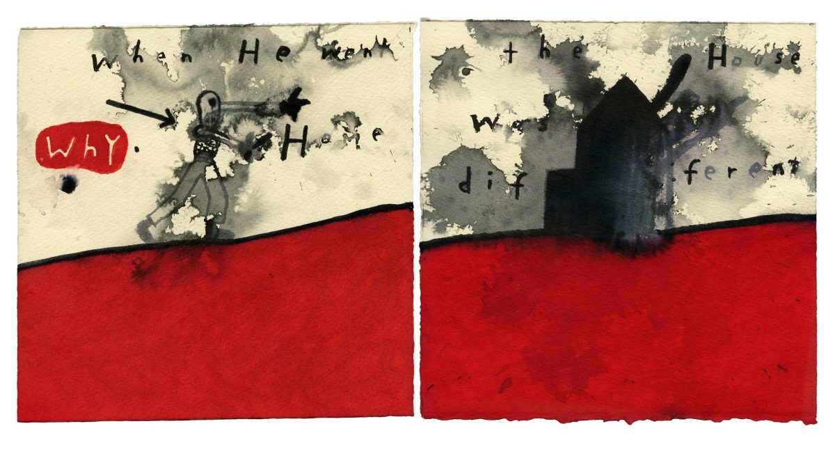 „When He Went Home The House Was Different”, 2013, Copyright: David Lynch (źródło: materiały prasowe organizatora)