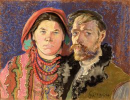 Stanisław Wyspiański, „Autoportret z żoną”, 1904 (źródło: materiały prasowe organizatora)
