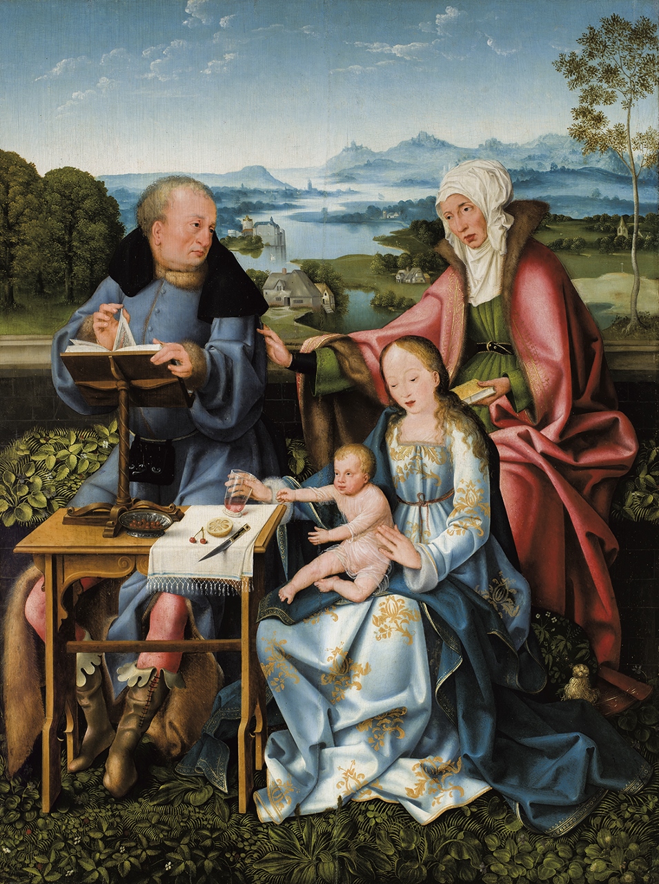 Joos van Cleve (ok. 1485 – 1540/1541), warsztat, „Święta Rodzina” (?), fot. Muzeum Narodowe w Poznaniu (źródło: materiały prasowe organizatora)