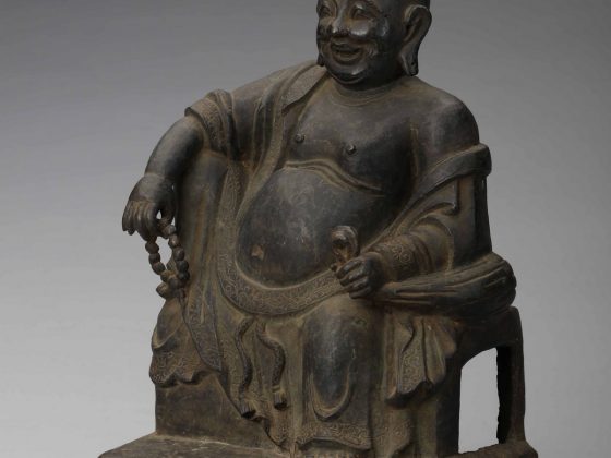 Maitreja, dynastia Ming (1368–1644); brąz, odlew (źródło: materiały prasowe organizatora)