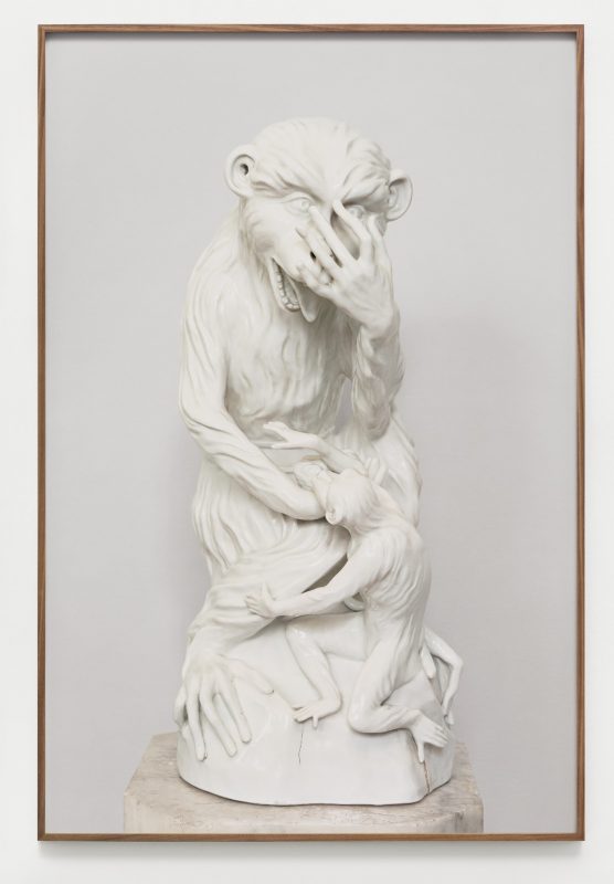 Gert Jan Kocken, „Monkey with a boy”, Meissen, Werner’s Collection, Berlin, 2009 (źródło: materiały prasowe organizatora)