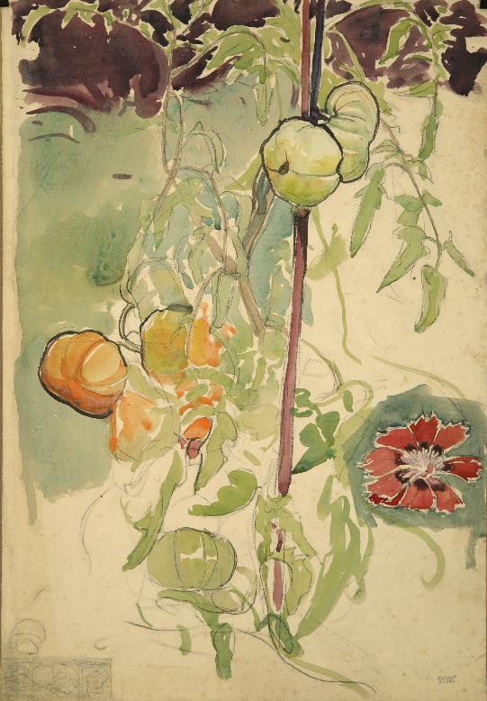 Wojciech Weiss, „Łodygi pomidorów”, 1898 (źródło: materiały prasowe organizatora)