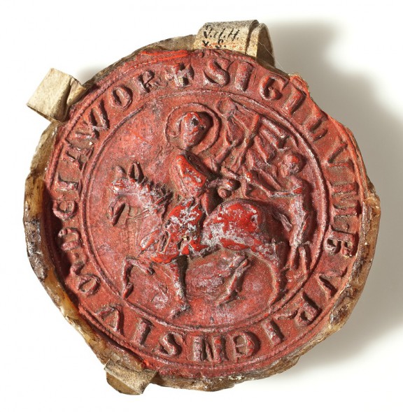 Pierwsza ogólnomiejska pieczęć Jawora z ok. 1300 roku (źródło: materiały prasowe organizatora)