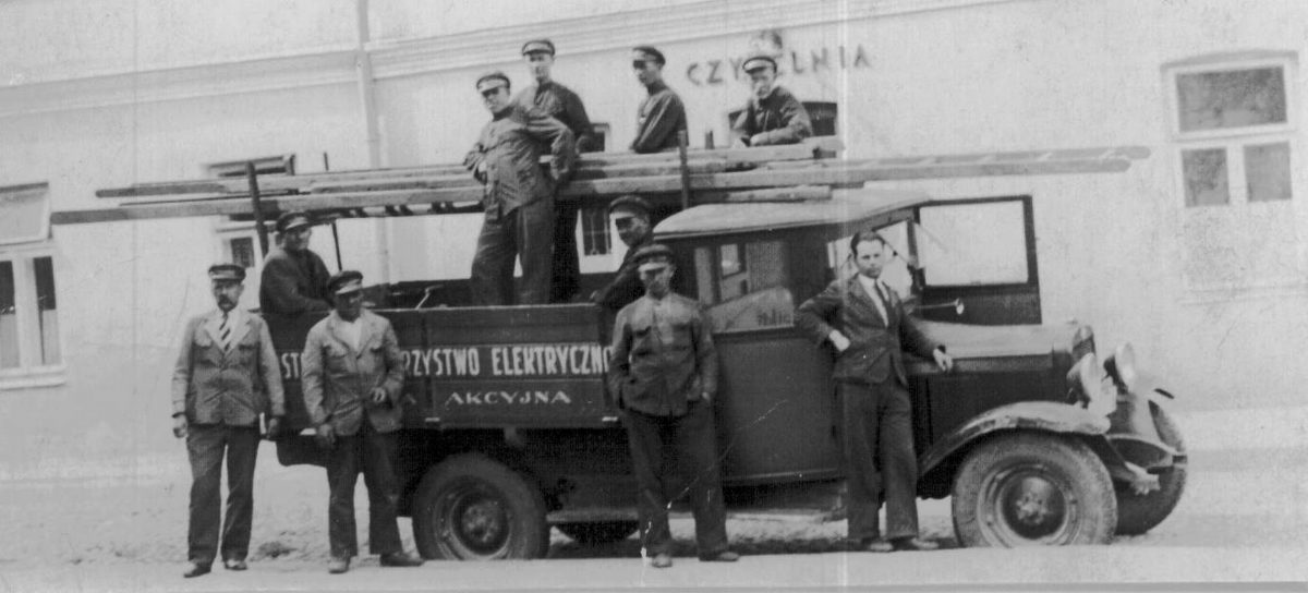 Pierwszy samochód ciężarowy Białostockiego Towarzystwa Elektrycznego SA, fot. ze zbiorów Muzeum Podlaskiego w Białymstoku (źródło: materiały prasowe organizatora)