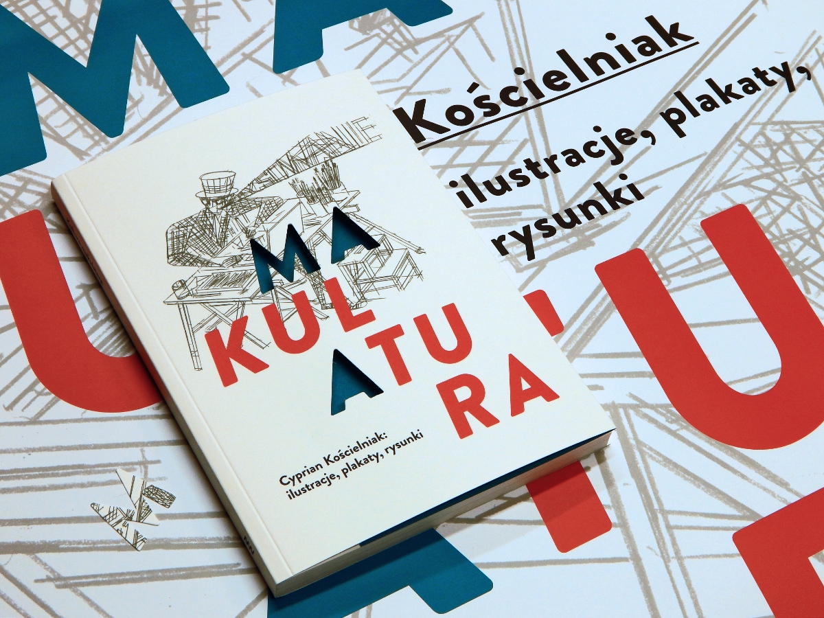 „Kultura-makulatura. Cyprian Kościelniak: ilustracje, plakaty, rysunki” (źródło: materiały prasowe organizatora)